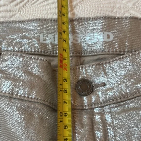 Sparkly Lands’ End high rise slim ankle jeans - Picture 5 of 13